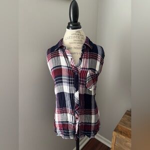 💗 EUC Rails Gavin Sleeveless Plaid
